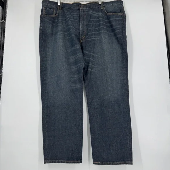 NEW Levis 550 Relaxed Fit Jeans Mens 50x32 Blue Dark Wash Denim 01550-2765 NWT - Picture 3 of 13
